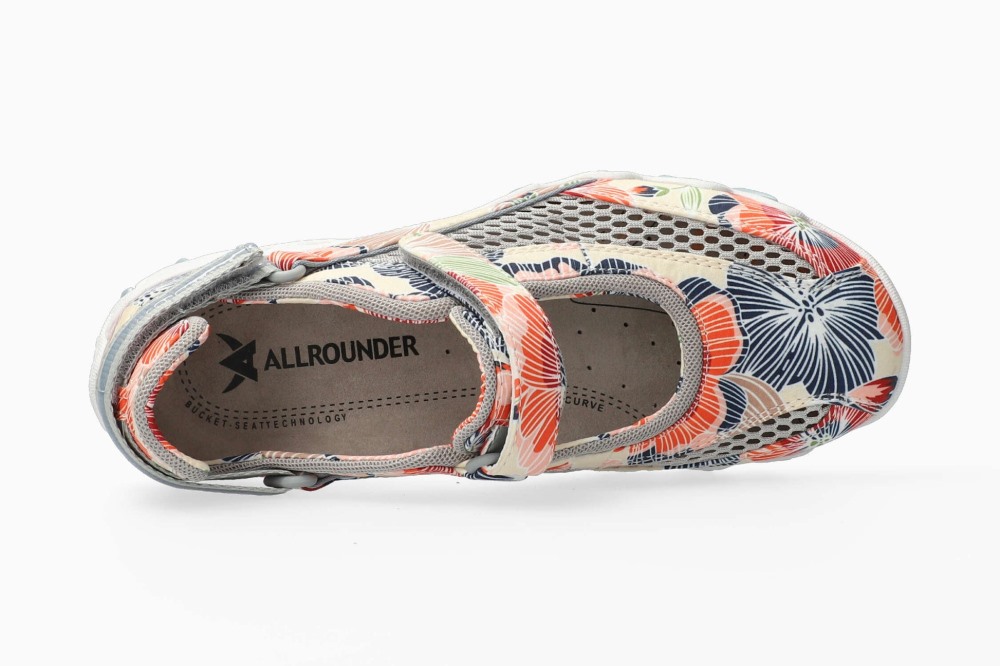 Mephisto Allrounder Niro Print - Burnt Orange
