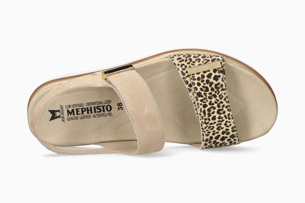 Mephisto Dominica - Light Sand Leopard