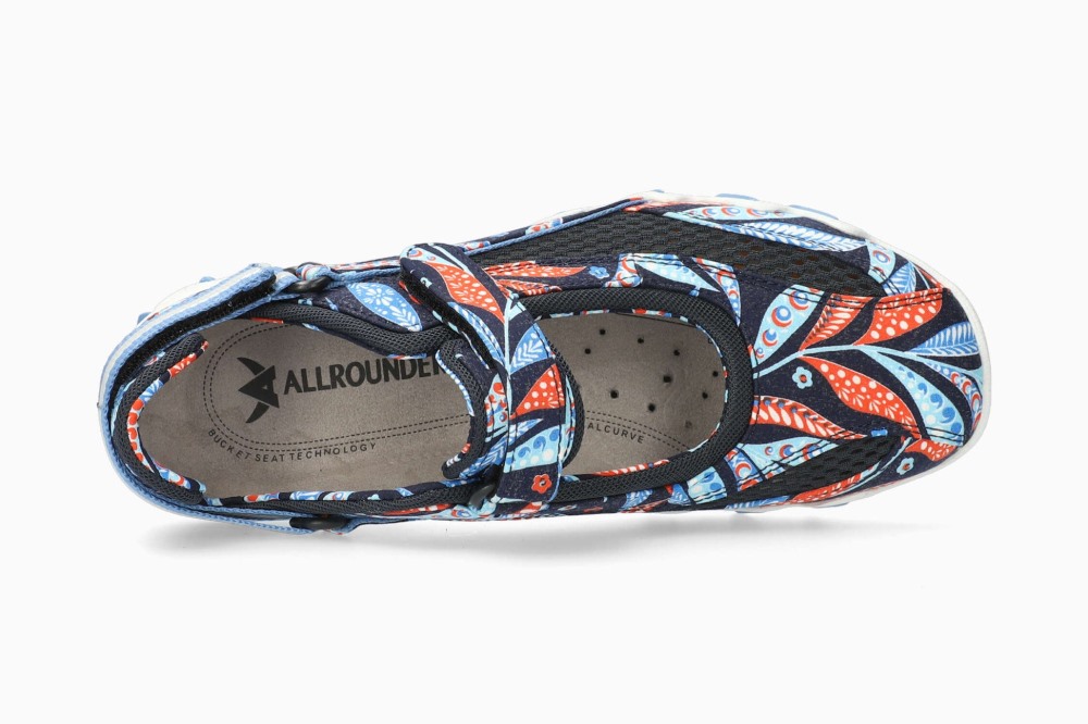 Mephisto Allrounder Niro Print - Electric Blue