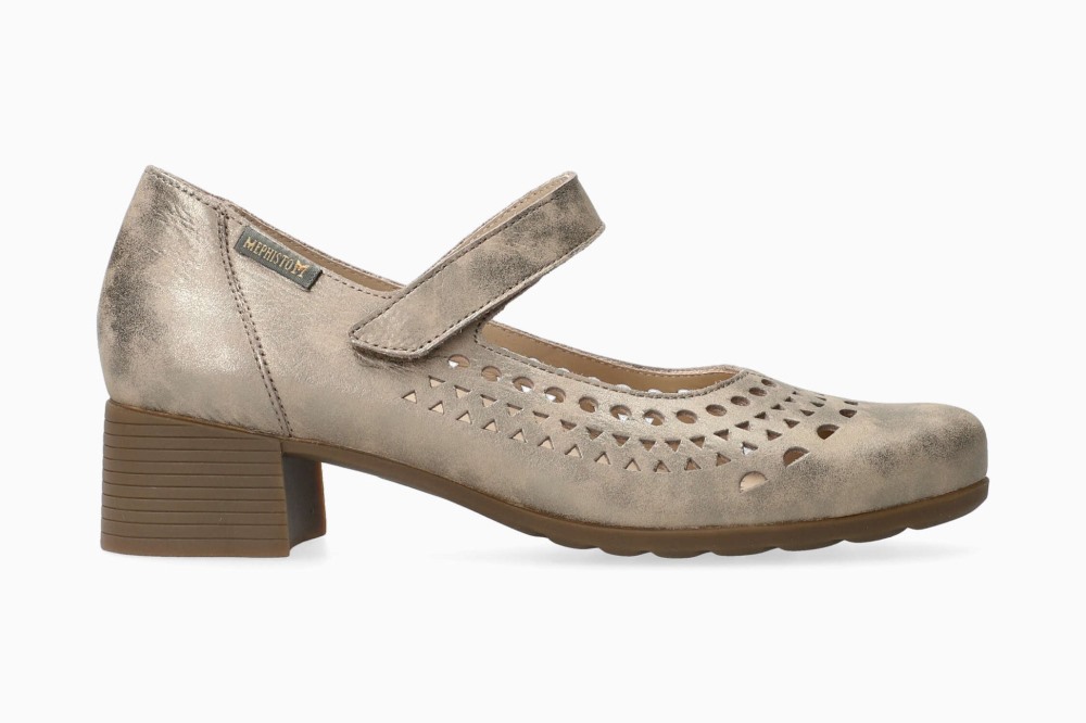 Mephisto Gilia Perf - Dark Taupe