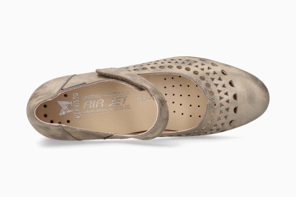 Mephisto Gilia Perf - Dark Taupe