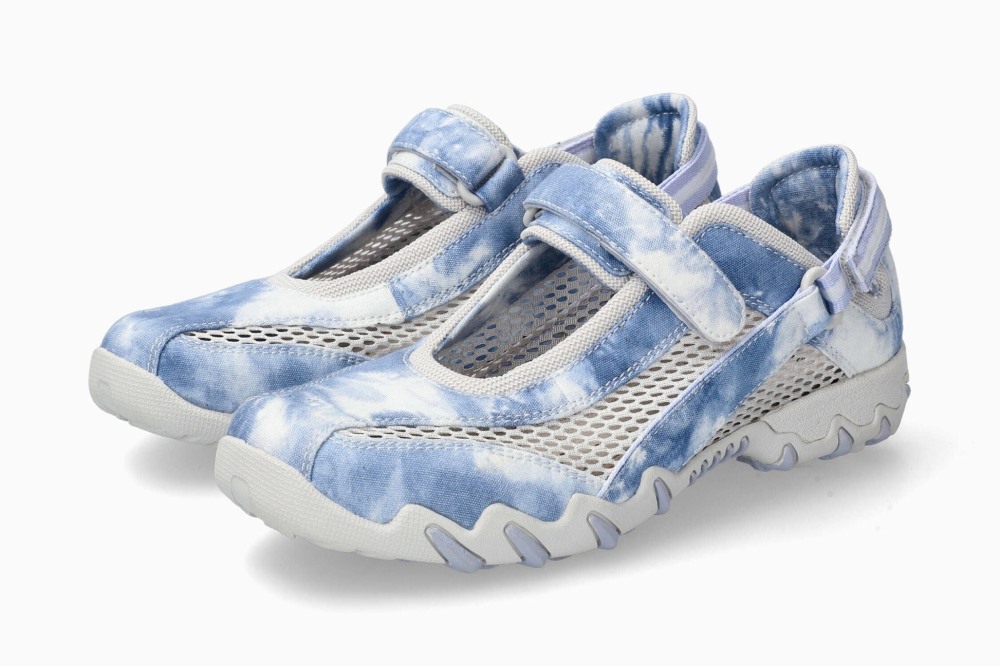 Mephisto Allrounder Niro Print - Blue Tie-Dye