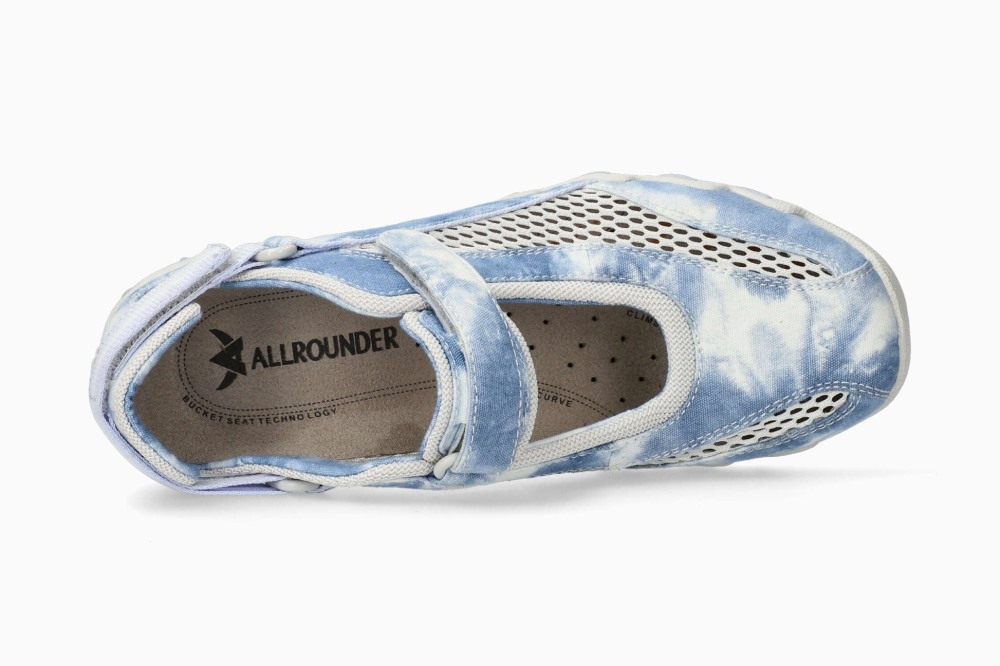 Mephisto Allrounder Niro Print - Blue Tie-Dye