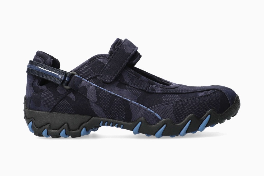 Mephisto Allrounder Niro Print - Petrol Blue