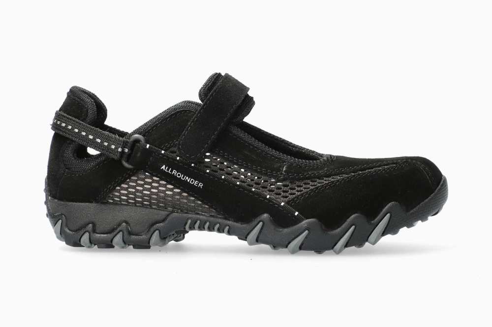 Mephisto Allrounder Niro Solid - Black Mesh