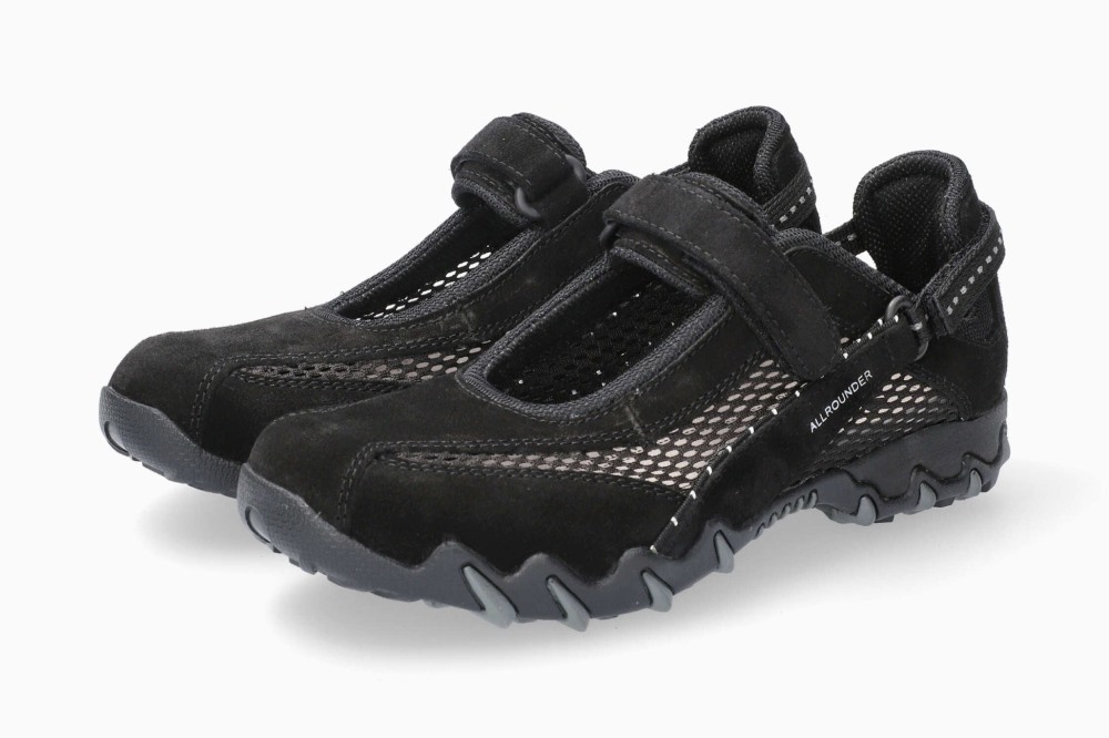 Mephisto Allrounder Niro Solid - Black Mesh