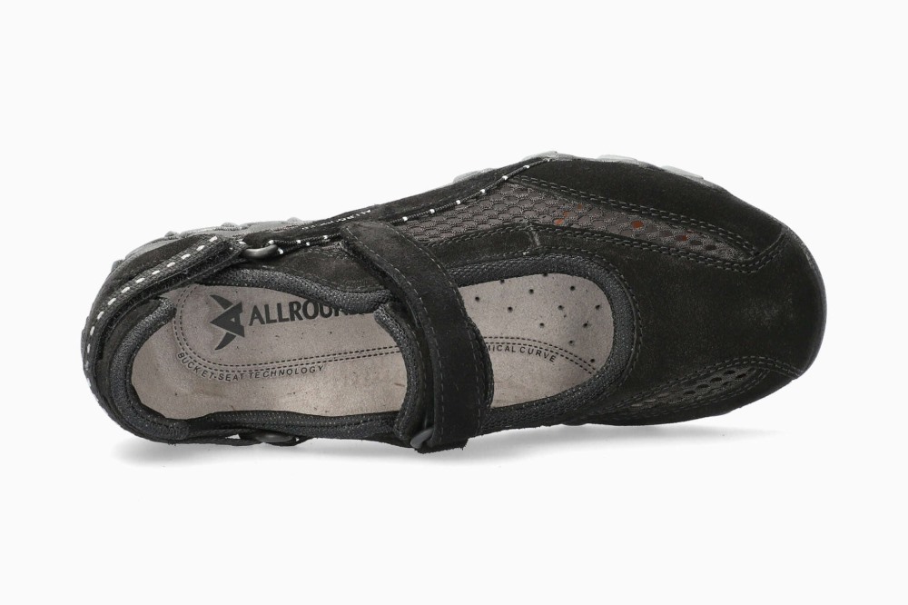 Mephisto Allrounder Niro Solid - Black Mesh