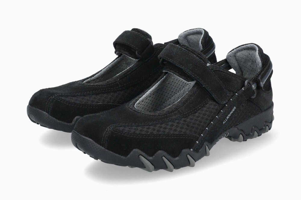 Mephisto Allrounder Niro Solid - Black Suede