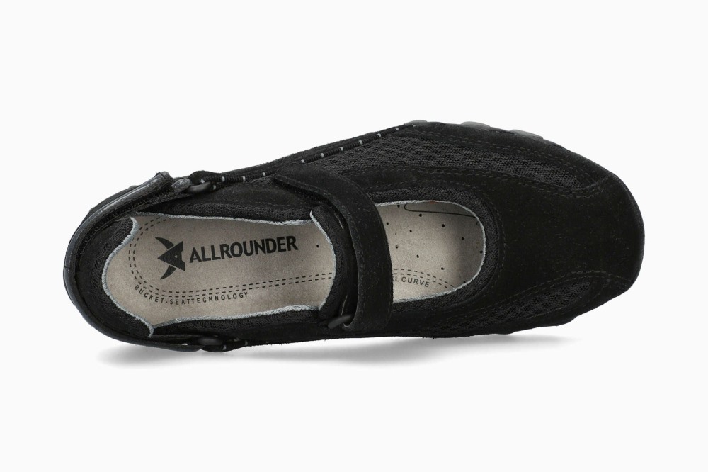 Mephisto Allrounder Niro Solid - Black Suede