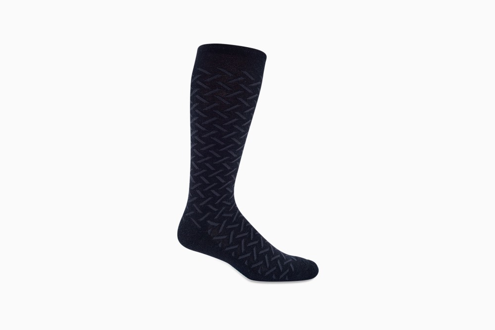 Mephisto Herringbone Sock - Black